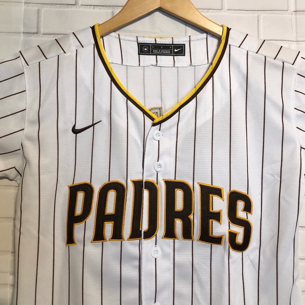 Jackson Merrill #3 San Diego Padres Men's Embroidered Nike MLB Baseball Jersey S - Picture 3 of 13